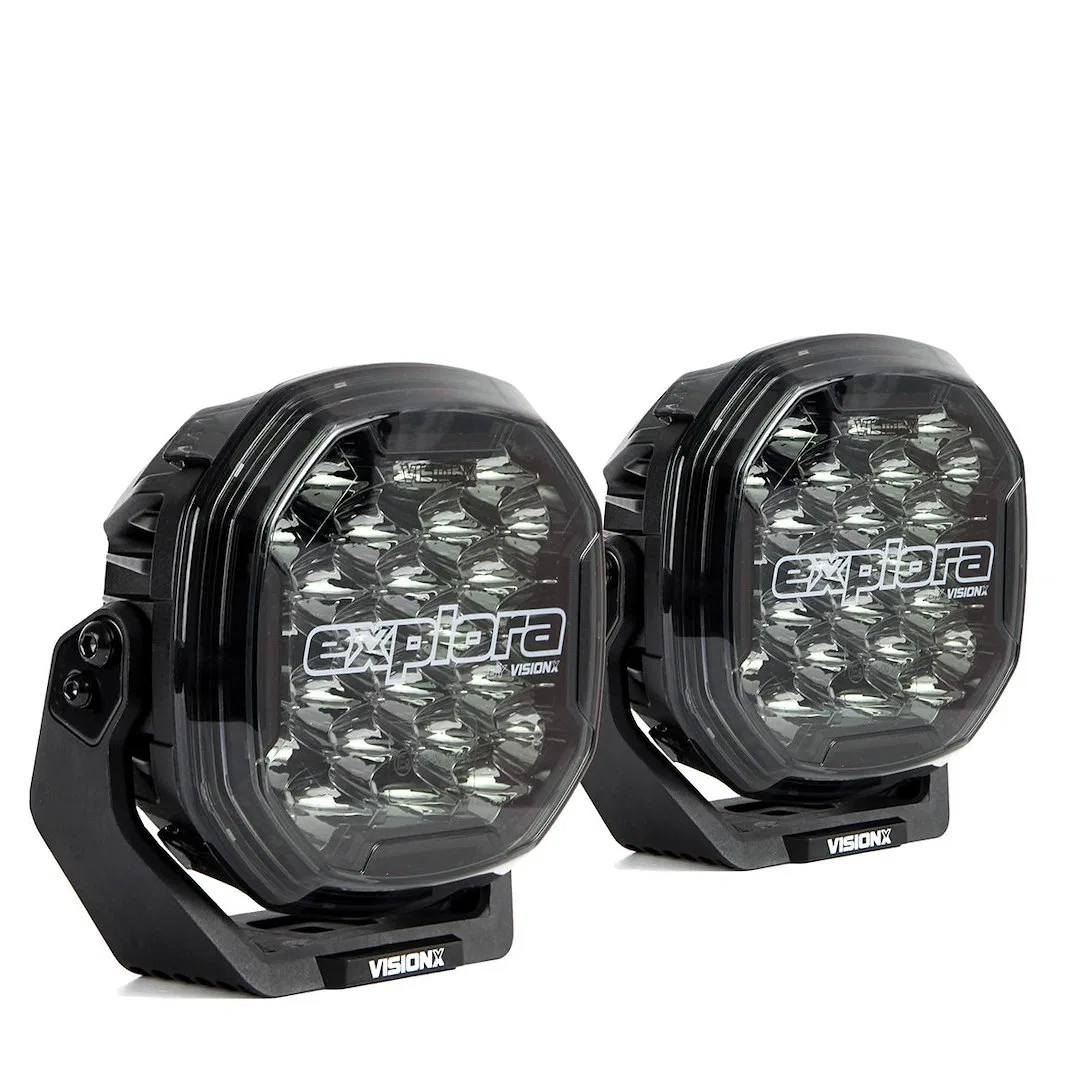 EX-DLX24SKIT – VISION X Driving/ Fog Light, LED Dual-Color DRL CREE XTE LED 5 Watt Bulb Round 240 Watt At 20 Amp Draw...